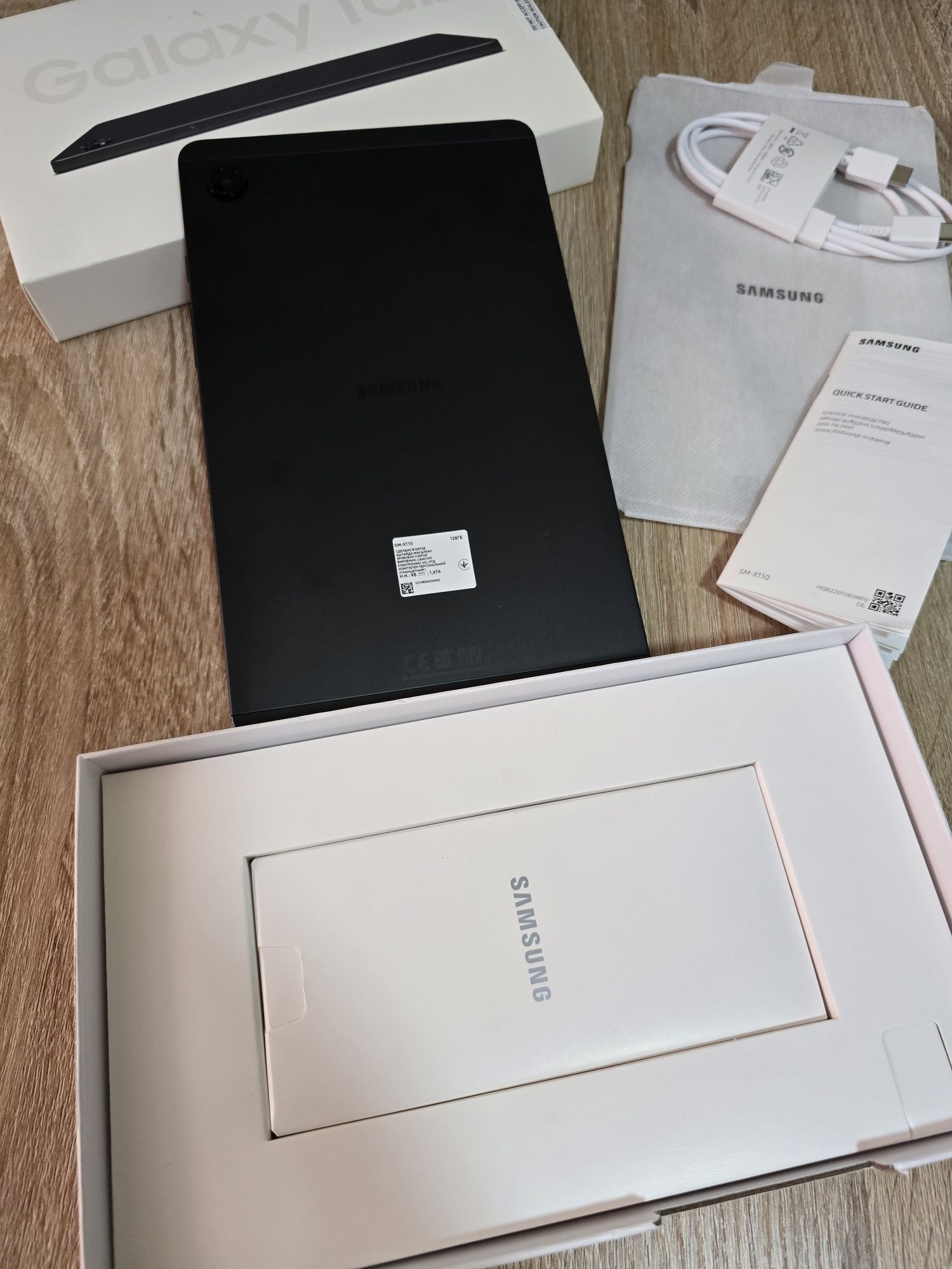 Планшетный компьютер Galaxy Tab A9 Samsung SM- X110. 128 ГБ/ Графитовы