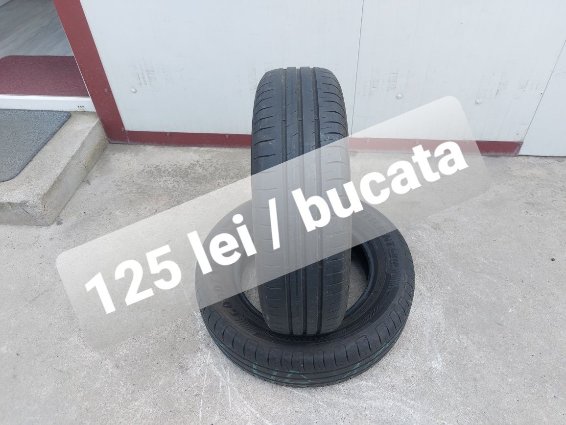 125 lei bucata! Doua anvelope vara 185 65 15 Goodyear! 6 mm