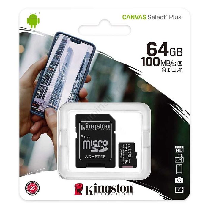 Card MicroSD Kingston Canvas Select Plus Class 10 XC Nou Sigilat