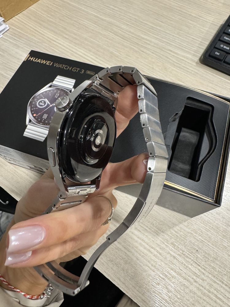 Huawei Watch GT3, 46mm, Elite Edition, Stainless Steel!!