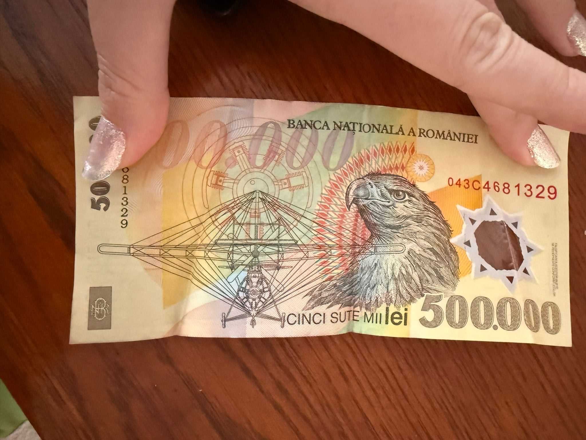 Bancnota 500.000 Lei