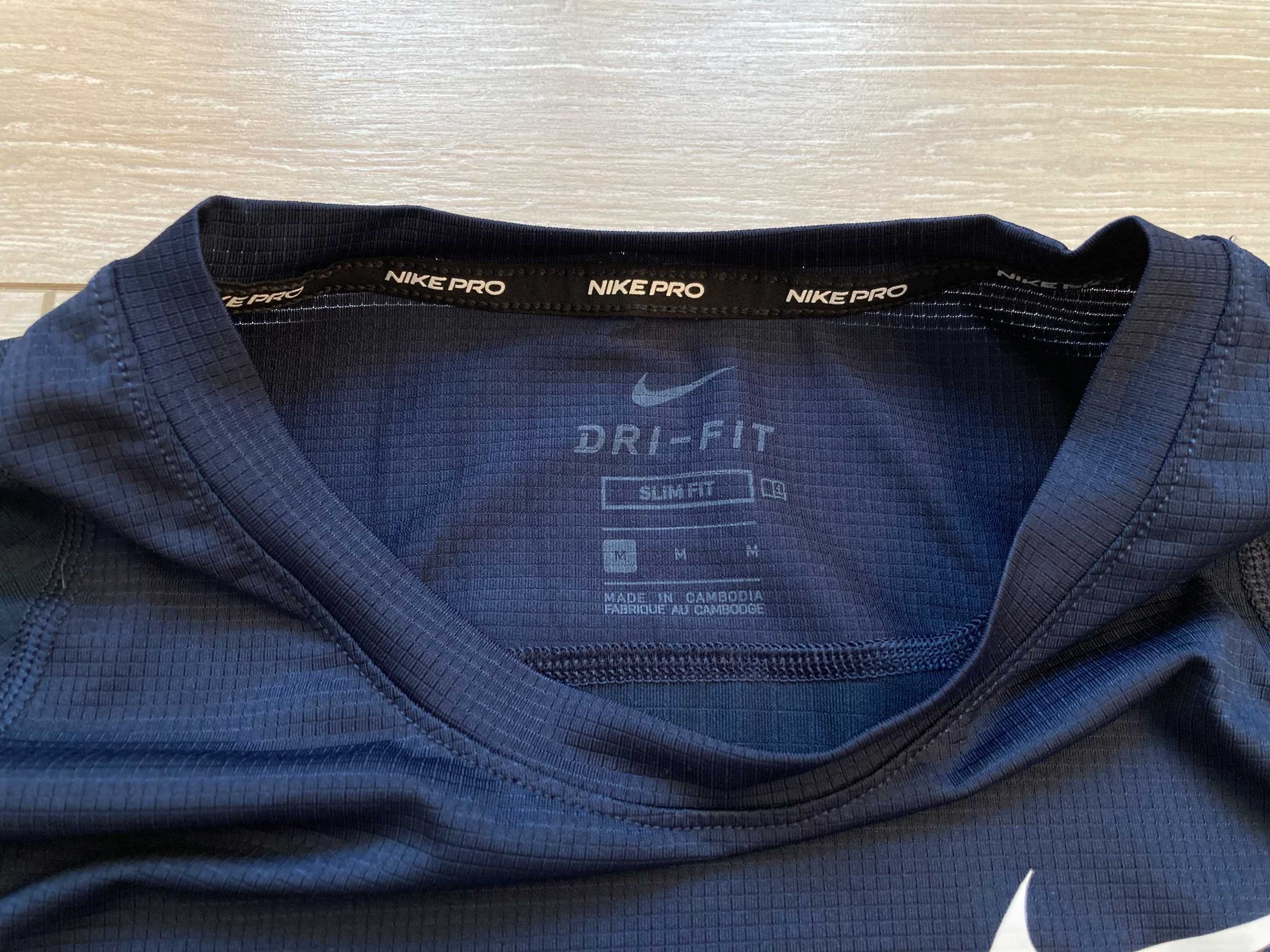Найк Nike Pro Breathe Dri Fit мъжка тениска размер М Slim Fit