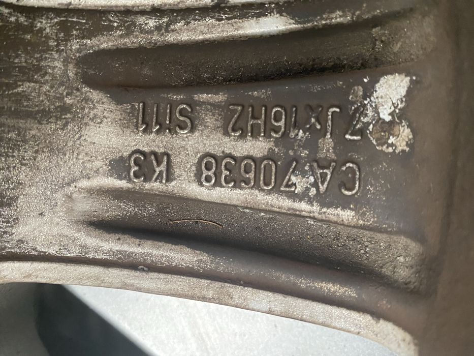 Jante origi 16 5 112 Wv Passat Touran Golf 5 6 7 Audi A3 A4 Skoda Seat