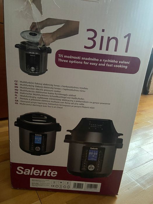 Salente Ario II, oală multifuncțională cu cuptor cu aer cald