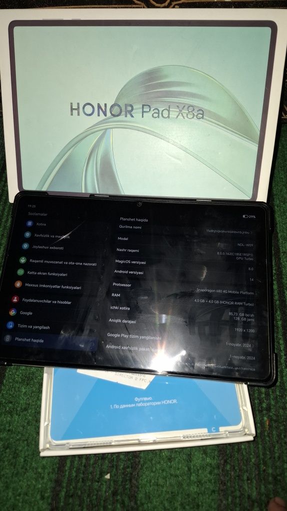 Planshet Honor pad x8b 4/128