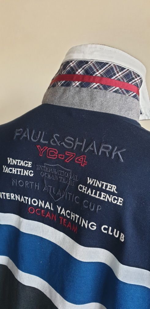 Paul & Shark Cotton Mens Size L / XL НОВО! ОРИГИНАЛ! Мъжка Блуза.