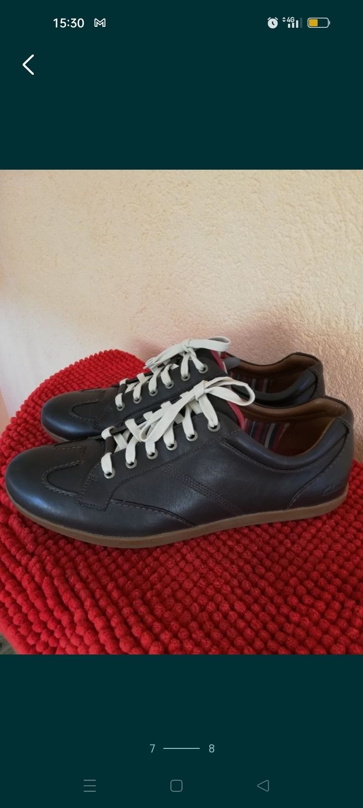 Pantofi noi Clarks nr 45 piele naturala bărbați