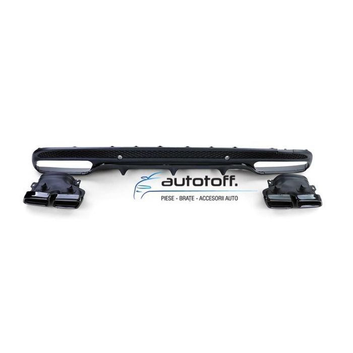 Difuzor bara spate Mercedes W205 C-Class (14-18) C63 Black Design