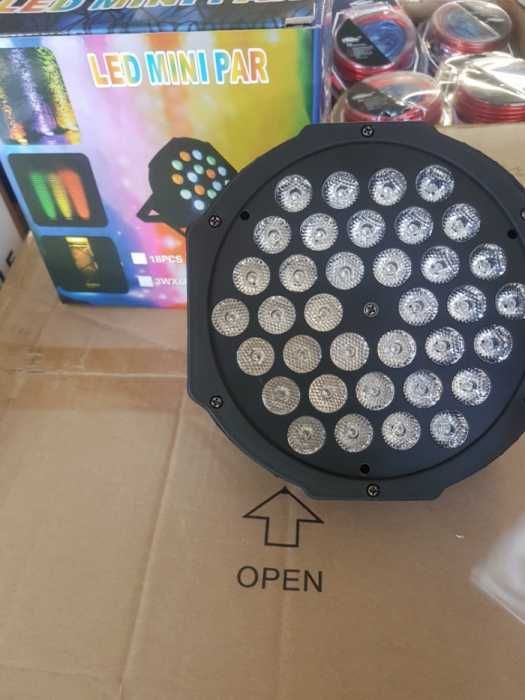 LED FLAT Par 36W  Диско Лед Пар - RGBW - LED ефект DMX512