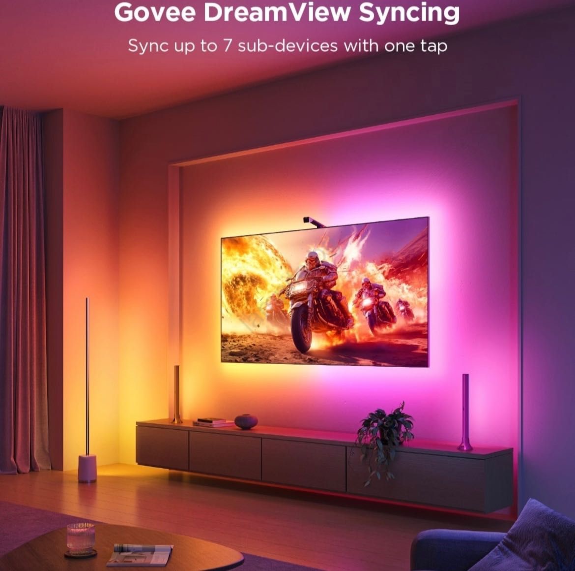 Govee TV Backlight 3 Lite TV 55-65" SMART Студийни светлини