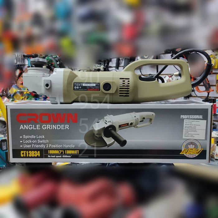 Болгарка Crown original УШМ 180мм ct13034 balgarka