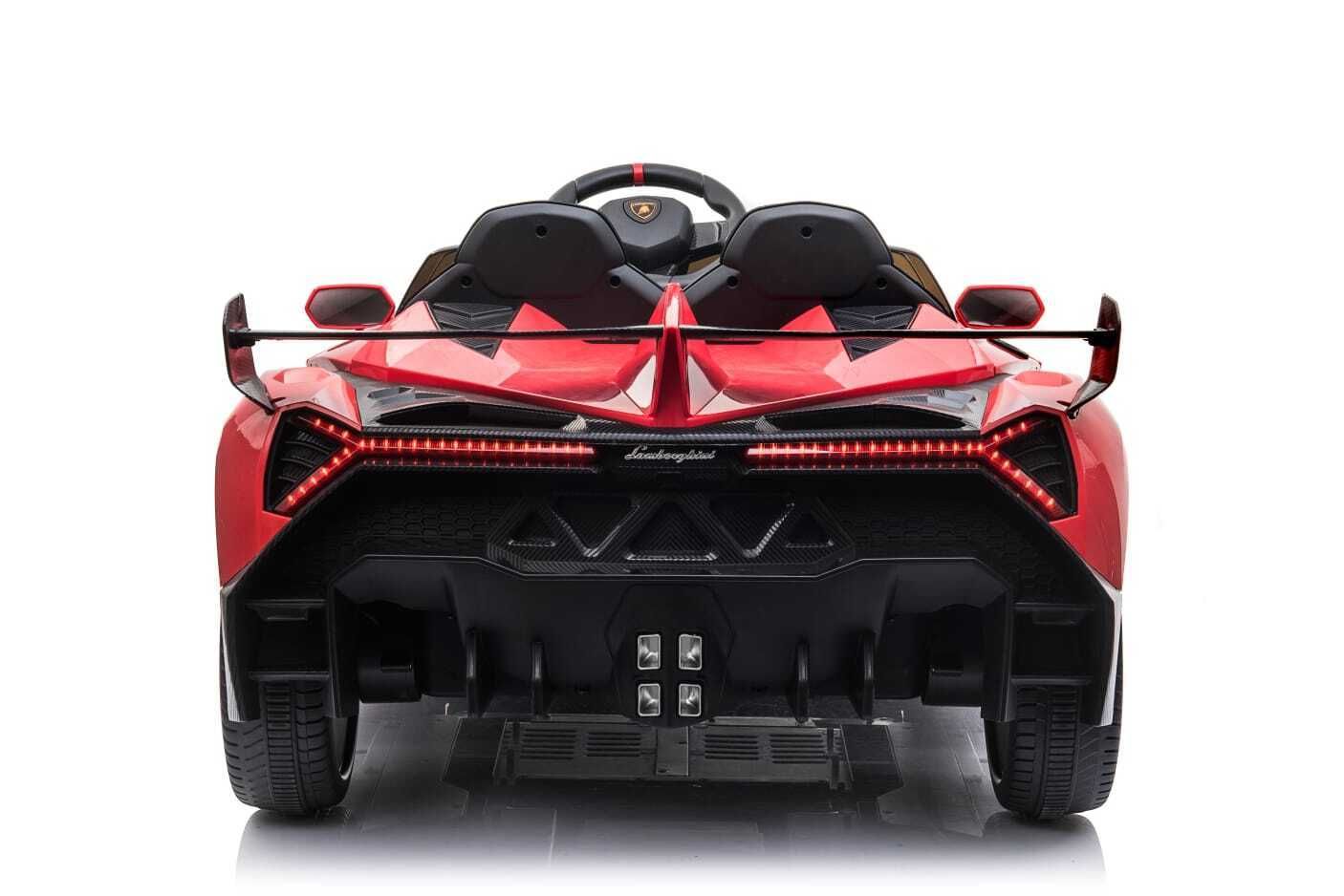 Masinuta electrica pentru 2 copii Lamborghini Veneno 180W 12V #RED