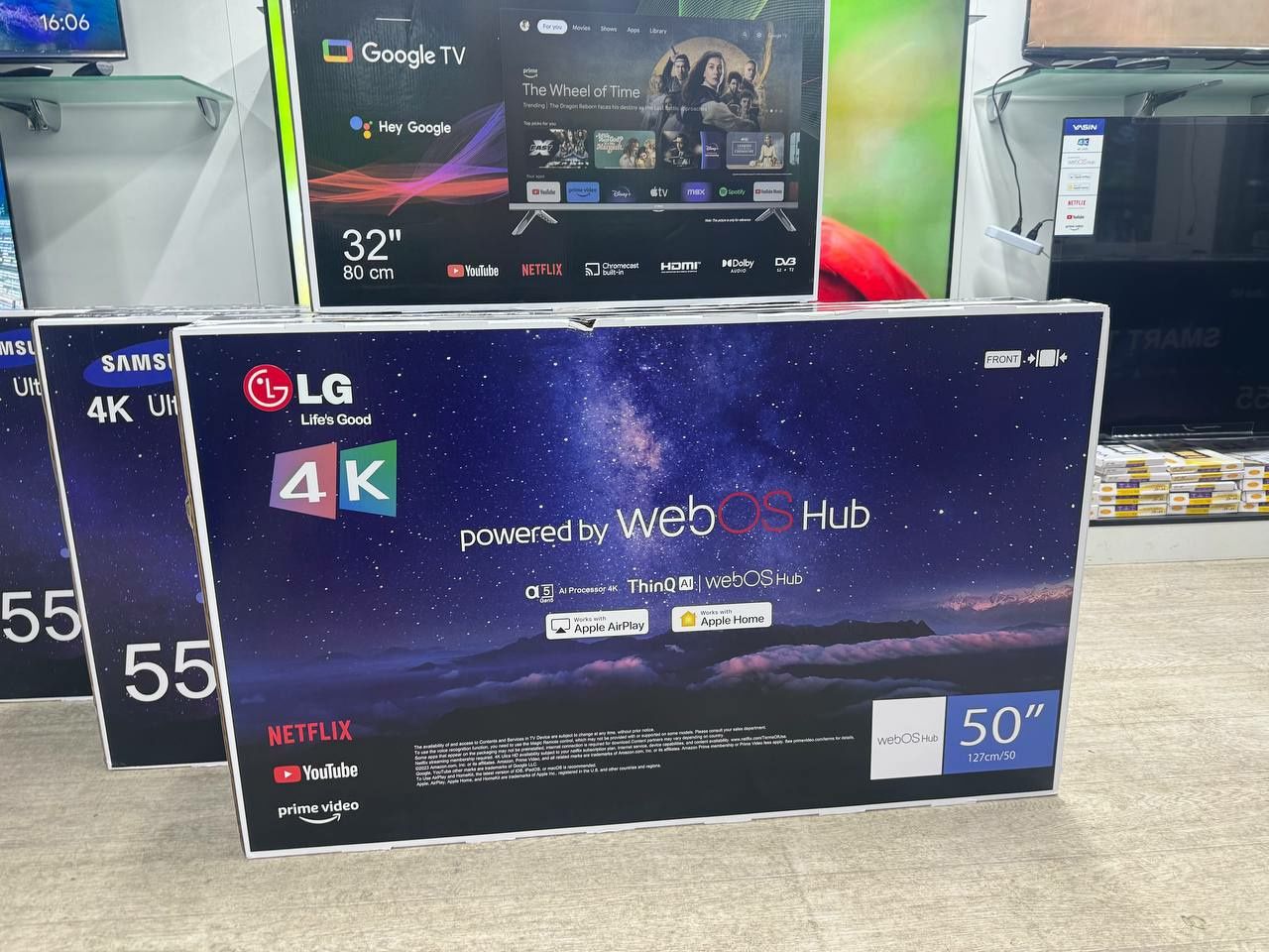 Smart Tv,LG, Samsung,Смарт телевизор, с голосовым