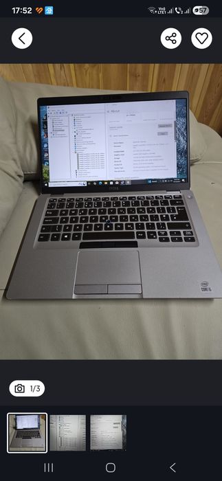 Laptop Dell 5410, i5-10310, ram 24gb, ssd 256gb, bat 5 ore