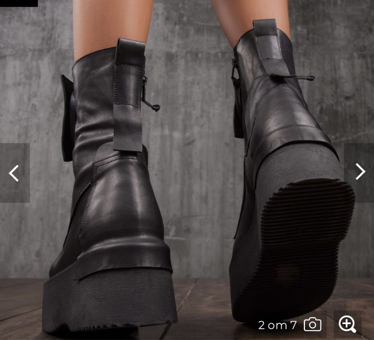 Дамски боти естествена кожа