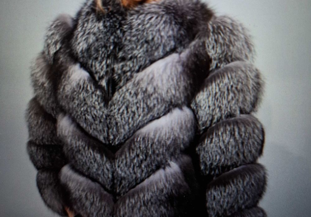 Vand blana vulpe argintie . masura M