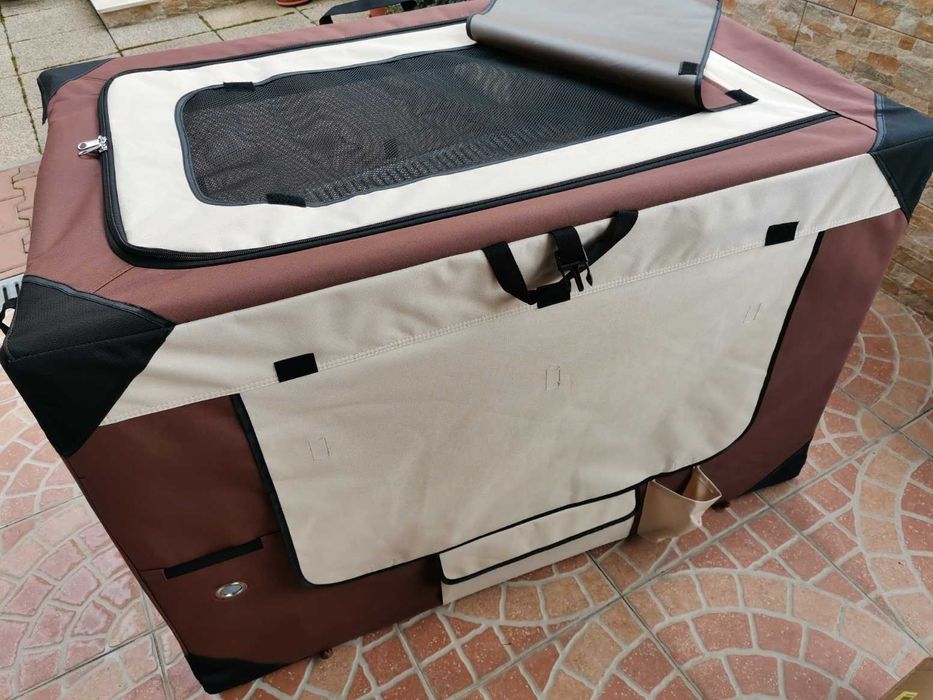 Cutie de transport pt. caini KARLIE Smart Top De LUXE, XL, 106x71x69cm