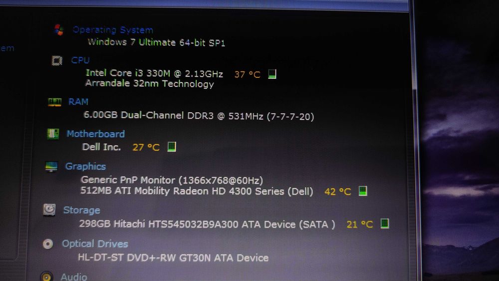 Laptop Dell Inspiron 1564