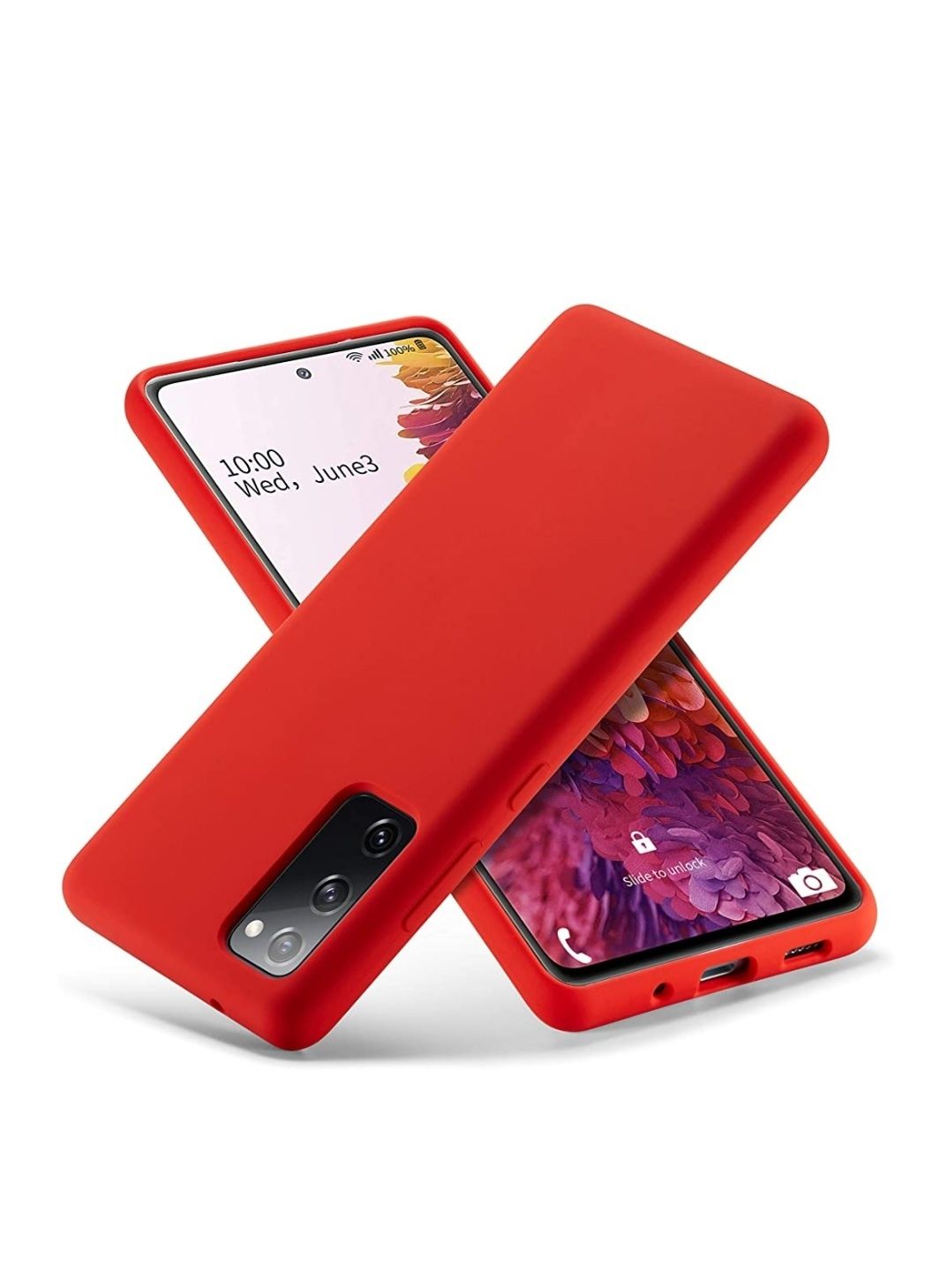 Husa silicon antisoc cu mictofiba compatibil  Samsung Galaxy S20 FE /
