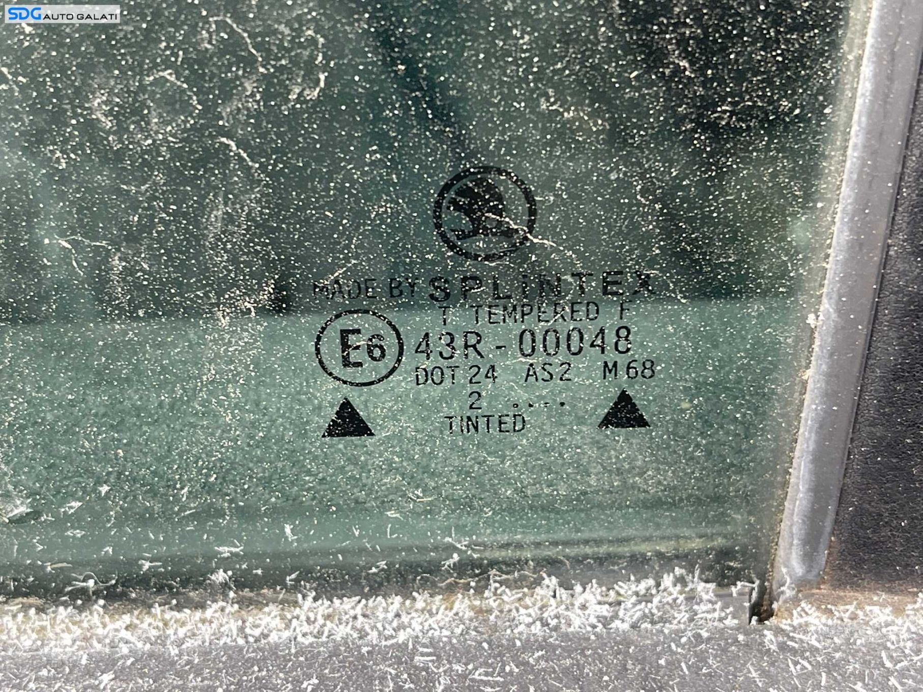 Geam Sticla Culisant de pe Usa Portiera Stanga Spate Skoda Fabia 1 Break Combi 2000 - 2007