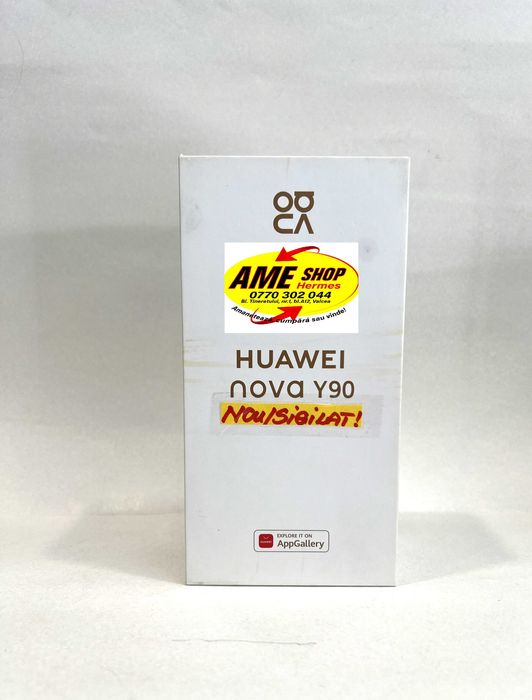 Huawei Nova Y90, Crystal Blue, 128GB/6GB, NOU/Sigilat!