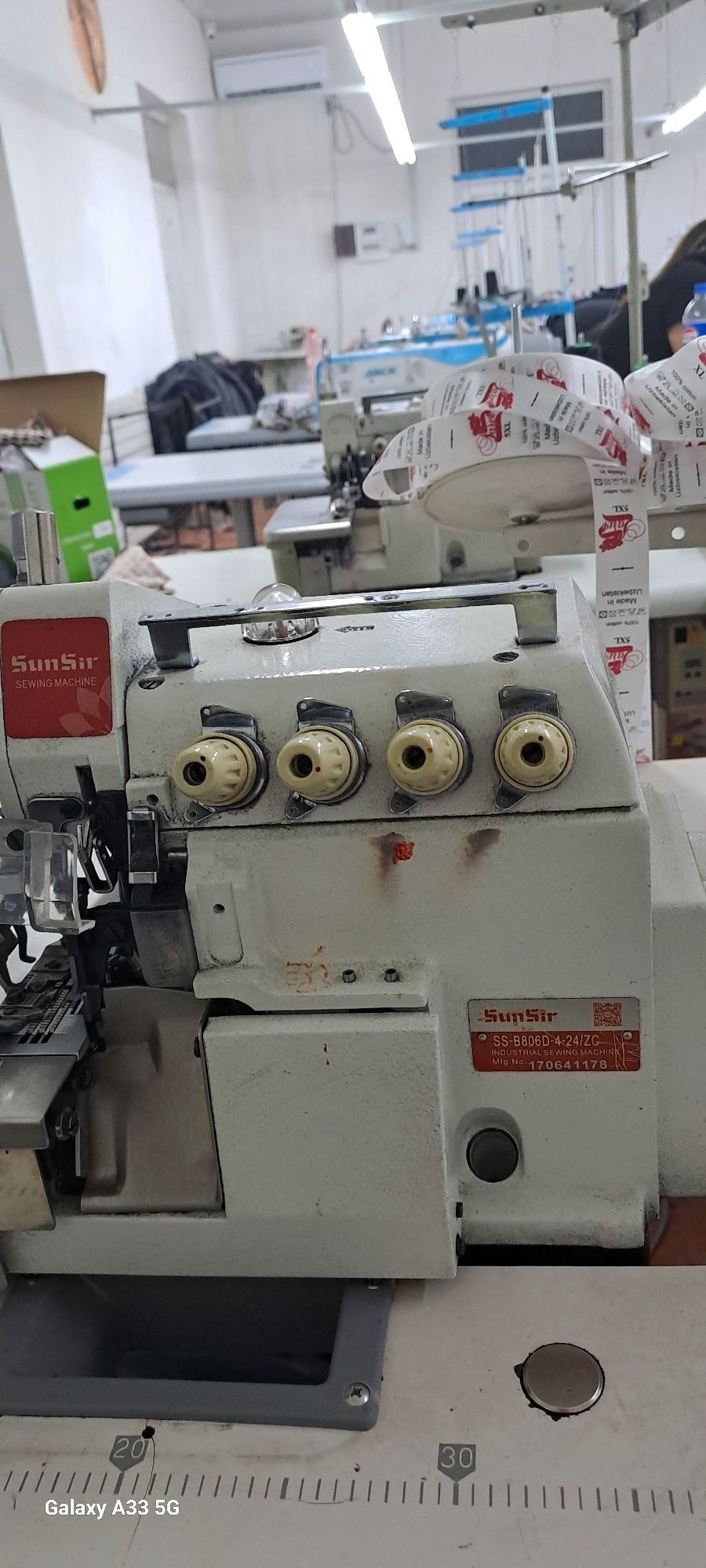 JUITA VA SunSir tikuv mashina overloklar sotiladi