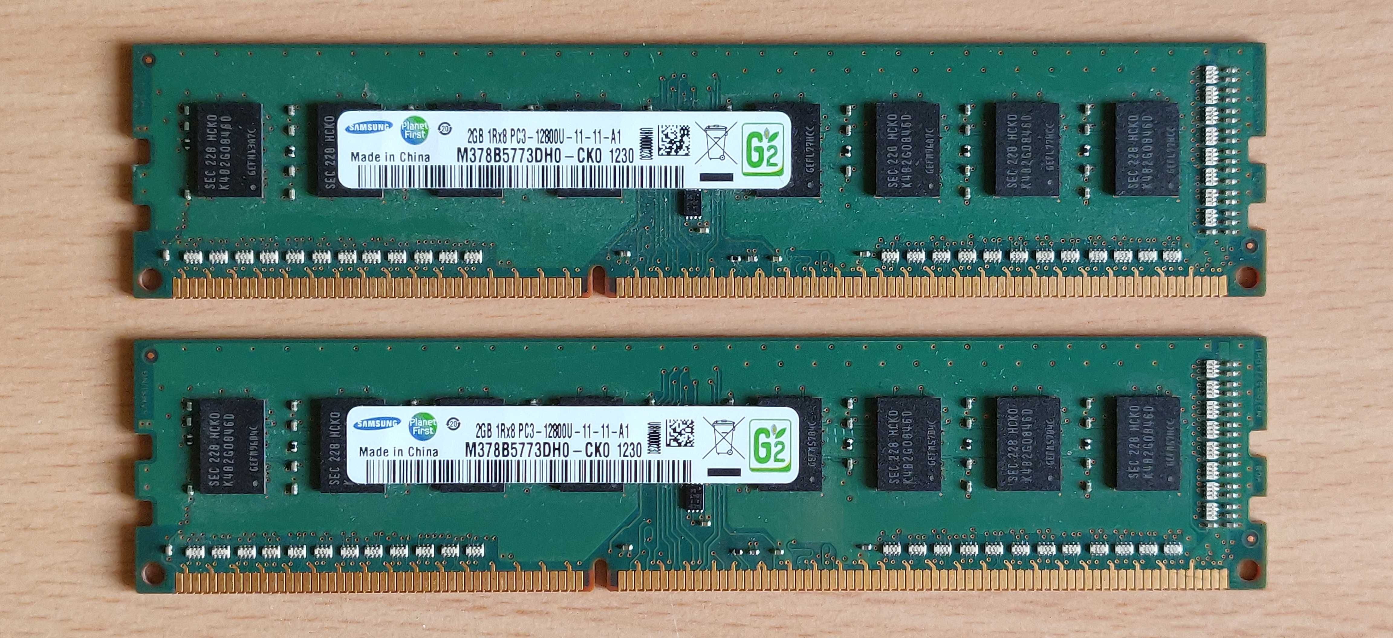 RAM Памет Samsung 4GB DDR3 - 2x2GB 1600 (PC) / 2x2GB 1333 (Server)