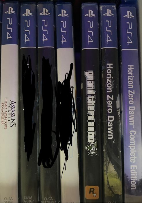 Продажа игр на плейстешн 4
