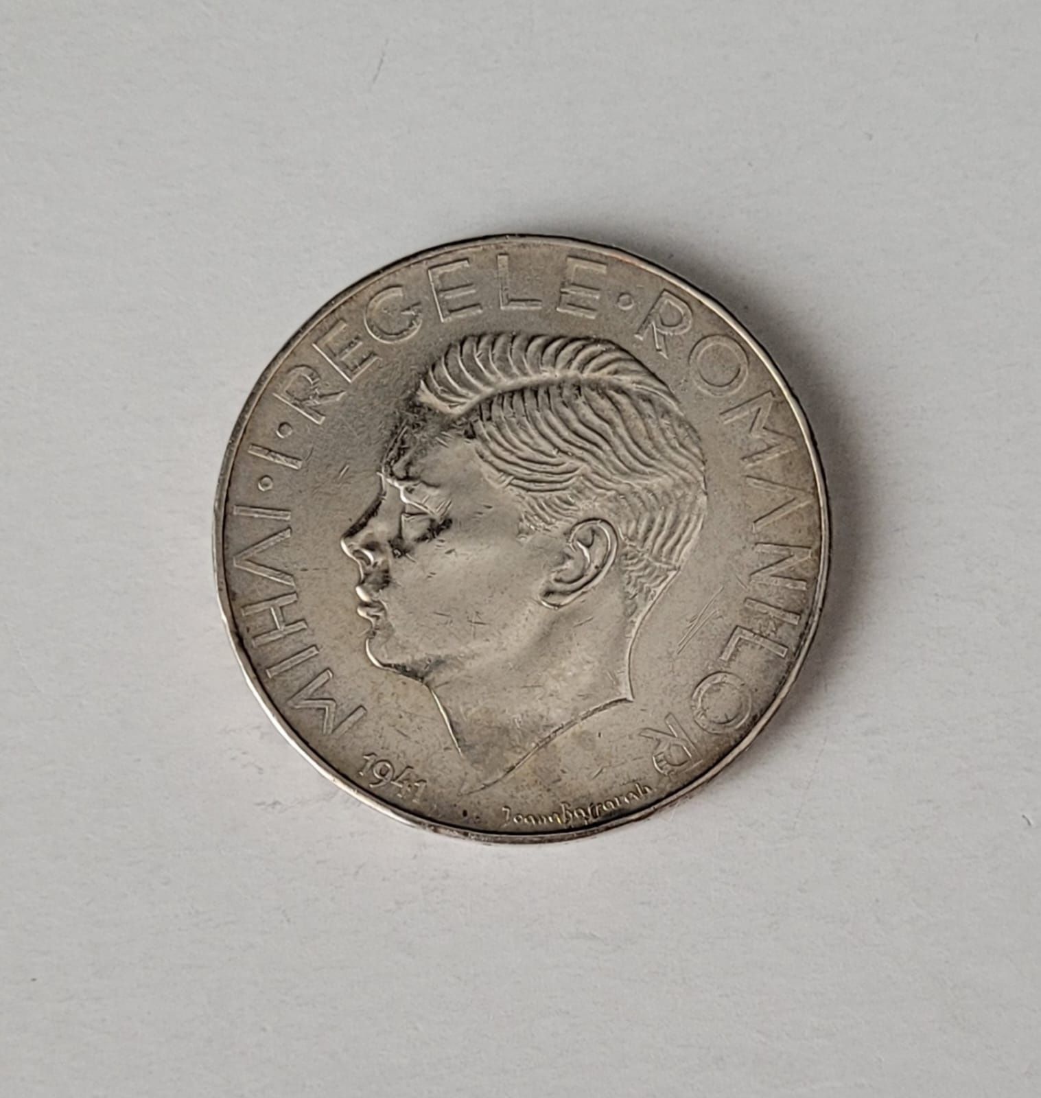 Moneda veche argint România 500 lei 1941