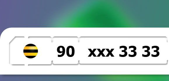 Nomer sotiladi 3333