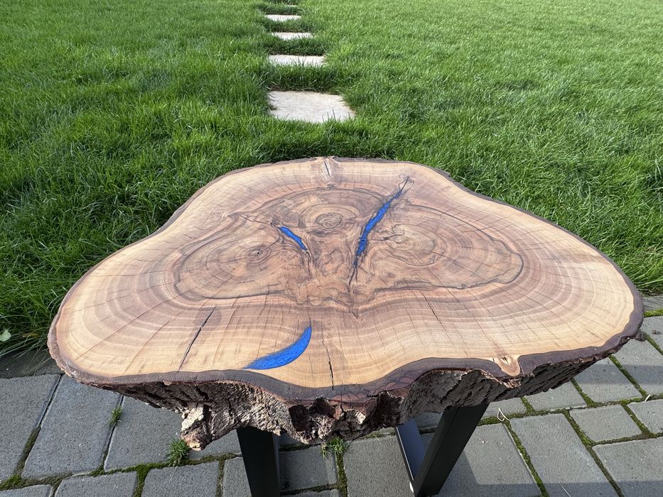 Masa cafea lemn de nuc