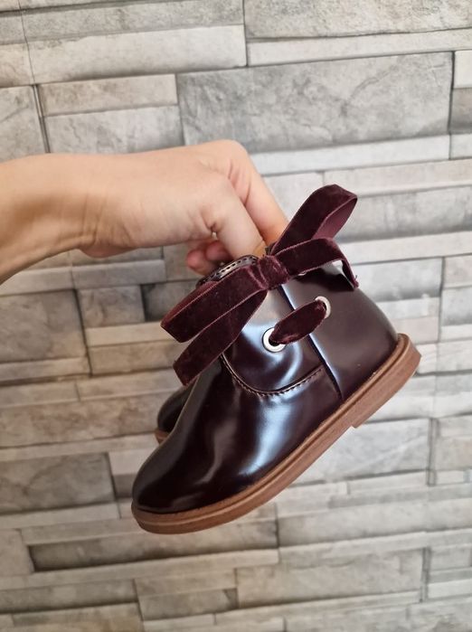 Botine Baby Zara pentru fetițe, mărimea 22