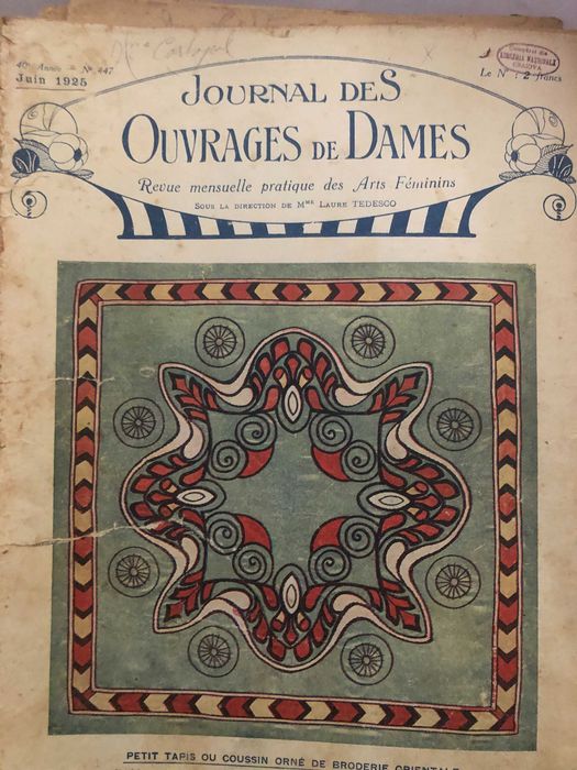vand 20reviste vechi frantuzesti "Journal des Ouvrages de Dames" Paris