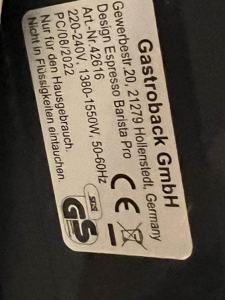 Кафемашина кафе автомат Gastroback с гаранция