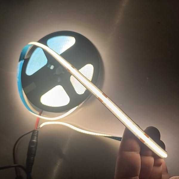НОВА! LED лента FCOB 24V 5м, 4000K, с Bluetooth и захранване