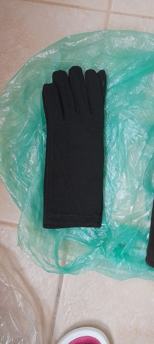 Ръкавици естествена кожа и платнени