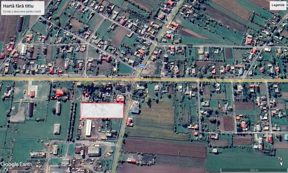 Teren Intravilan, 6720mp, Cornu Luncii