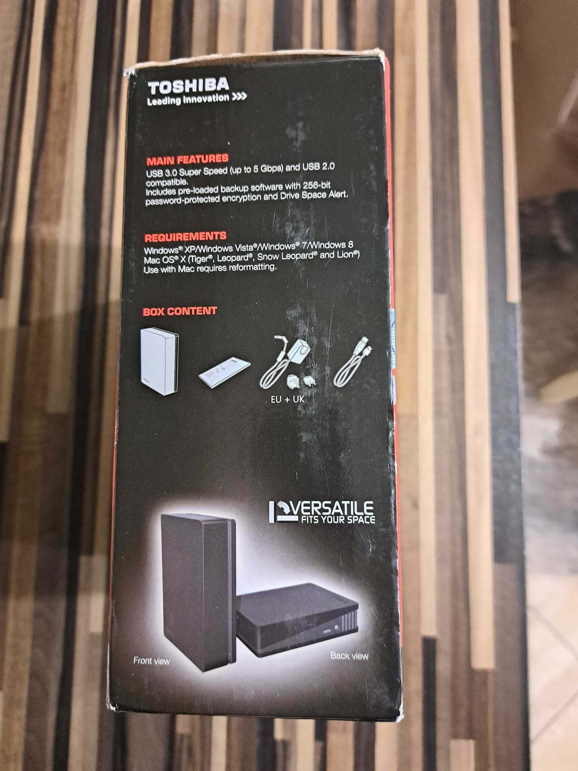 Външен твърд диск TOSHIBA CANVIO 2TB 3,5"  USB 3.0 / 2.0