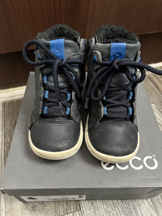 Ghete din piele băieți marimea 25 Ecco