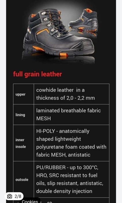 Bocanci de lucru, VM Footwear, HALIFAX 2710-S3, Piele naturala, Negru