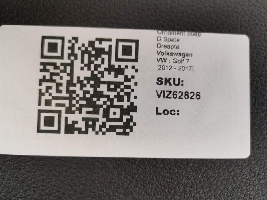 Ornament Stalp D Spate Dreapta Volkswagen VW  Golf 7 2012 2013 2014 20