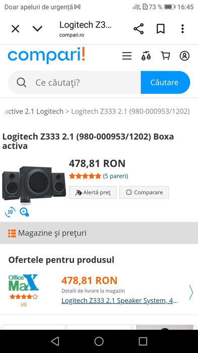 Logitech  2.1   40W  RMS