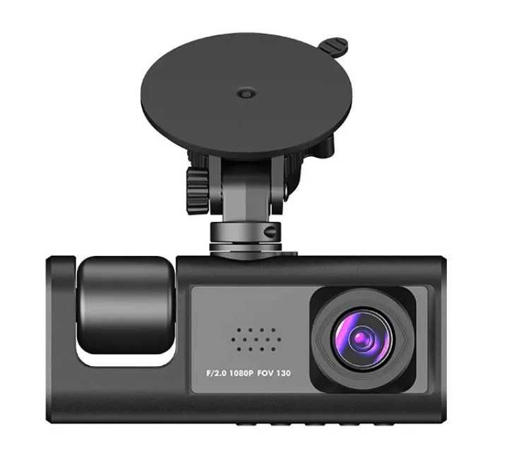 Видеорегистратор, 3 камери, FHD 1080P, Караме За Задно Виждане