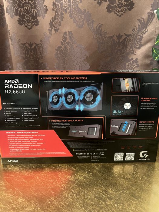 Placa video Rx 6600 eagle gigabyte