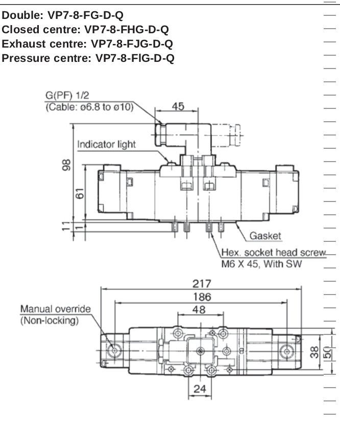 VP7-8-FG-D   24 v