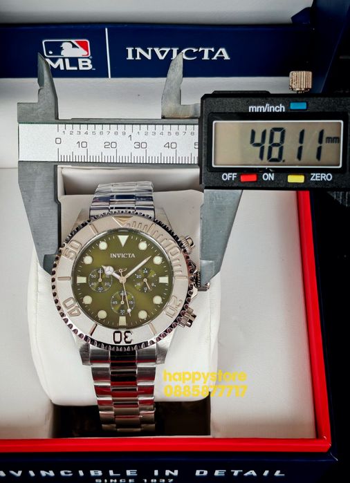 INVICTA Grand Diver Silver 48 mm, Инвикта нов ръчен часовник