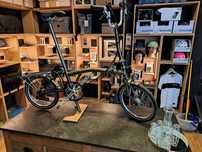 Bicicleta Brompton H6L culoare raw laquer 6 viteze