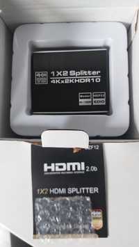 HDMI Splitter 1x2 4k 2k 1080P HDR10