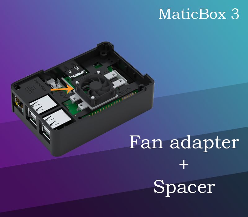 Кутия за Raspberry Pi 3 - MaticBox case - 10 възможности в 1 кутия!!