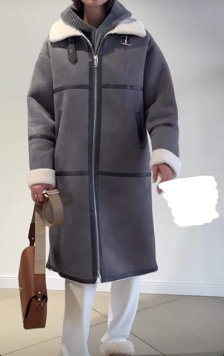 Дубленка,размер 42-46р